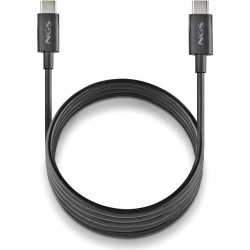 Cable NGS USB-C a USB-C 60W 1m Negro (ZYRO60W-1BLACK)