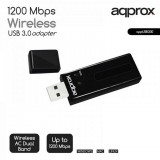 ADAPTADOR WIFI USB 3.0 APPROX AC 1200 APPUSB1200