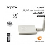ADAPTADOR WIFI USB APPROX 150MBP 11DBI APPUSB150H3