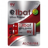 BLISTER 1 PC Pila Alcalina 6LR61/9V ELBAT EB0163