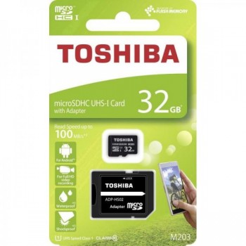TARJETA MEMORIA MICRO SD 32GB CLASE 10 TOSHIBA THN-M203K0320EA
