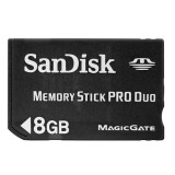 TARJETA MEMORY STICK PRO DUO 8 GB SANDISK MECDST008T